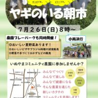 朝市チラシ　７月　２０２６年のサムネイル